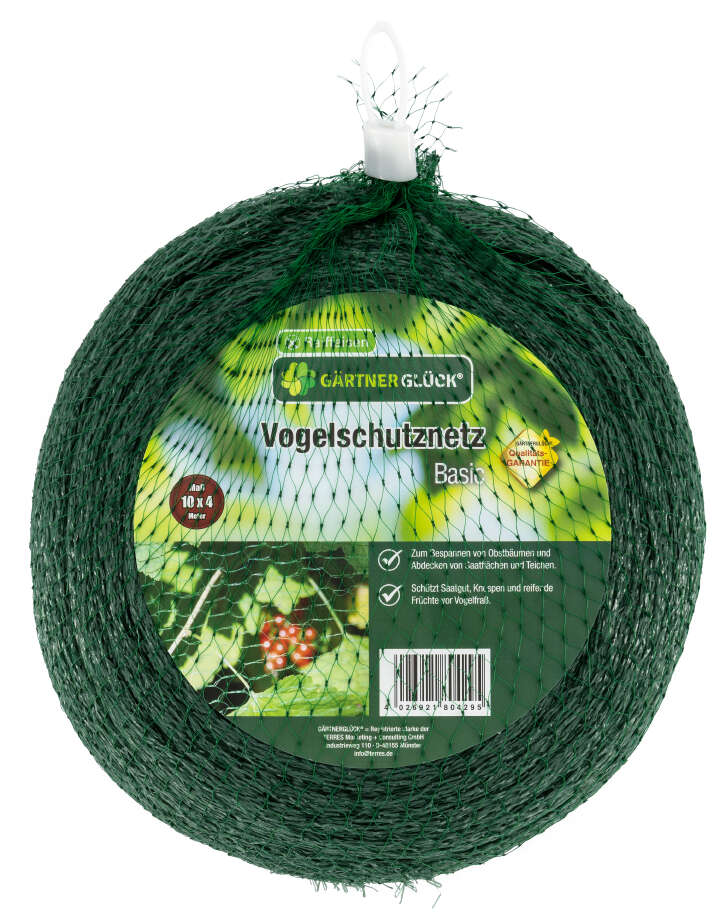 GÄRTNERGLÜCK Vogelschutznetz Basic